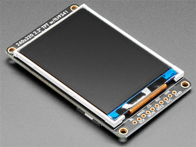 ILI9341 320x240 18-bit color TFT lcd display EYESPI